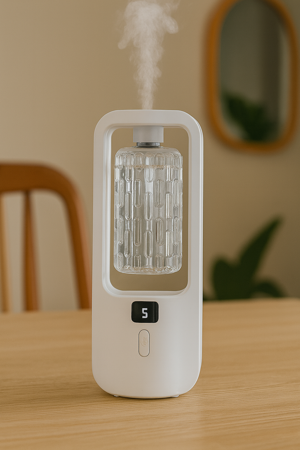 Diffuseur d’Arômes Huiles Essentielles – Purificateur d’Air, Anti-Odeurs & Lumière d’Ambiance