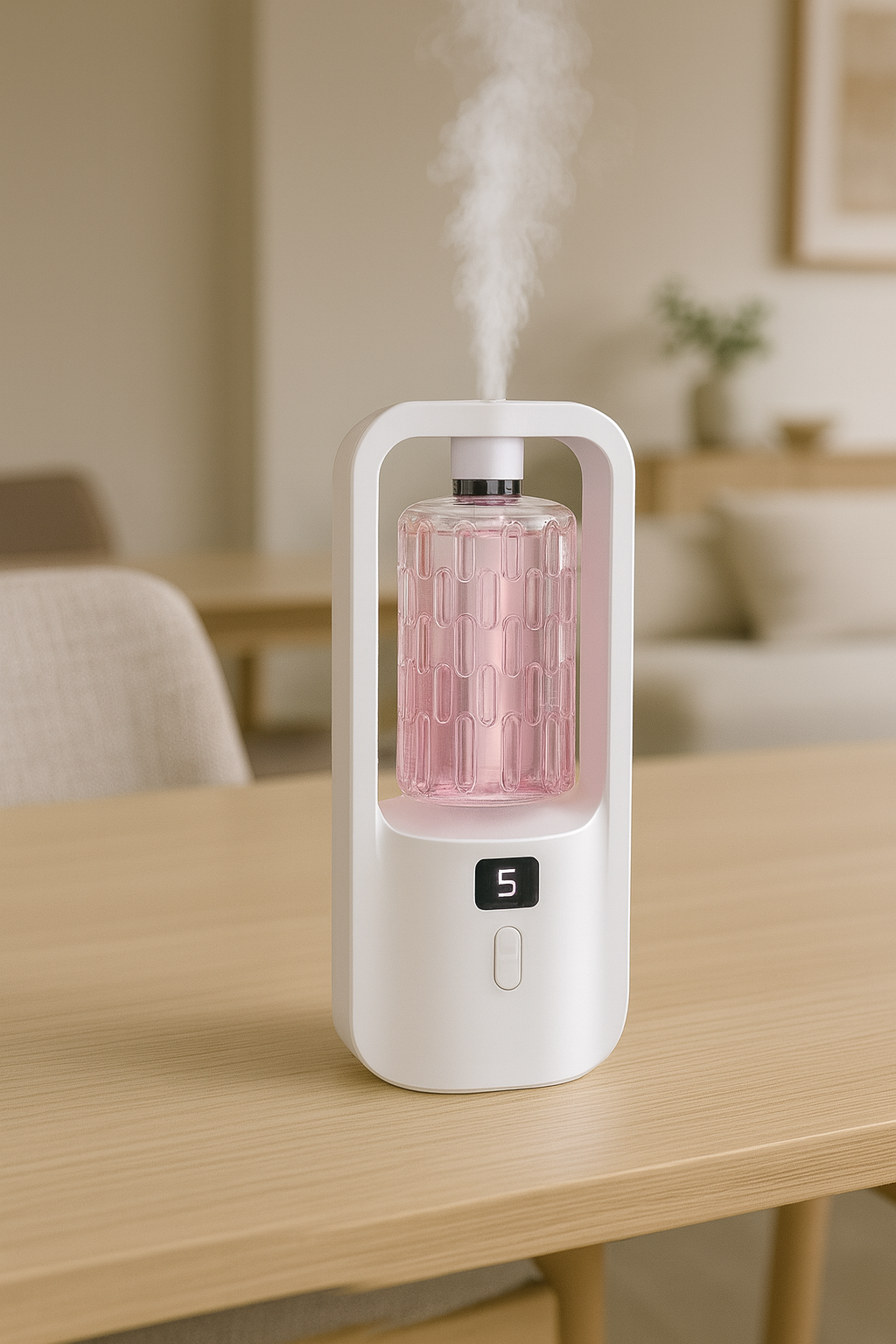 Diffuseur d’Arômes Huiles Essentielles – Purificateur d’Air, Anti-Odeurs & Lumière d’Ambiance
